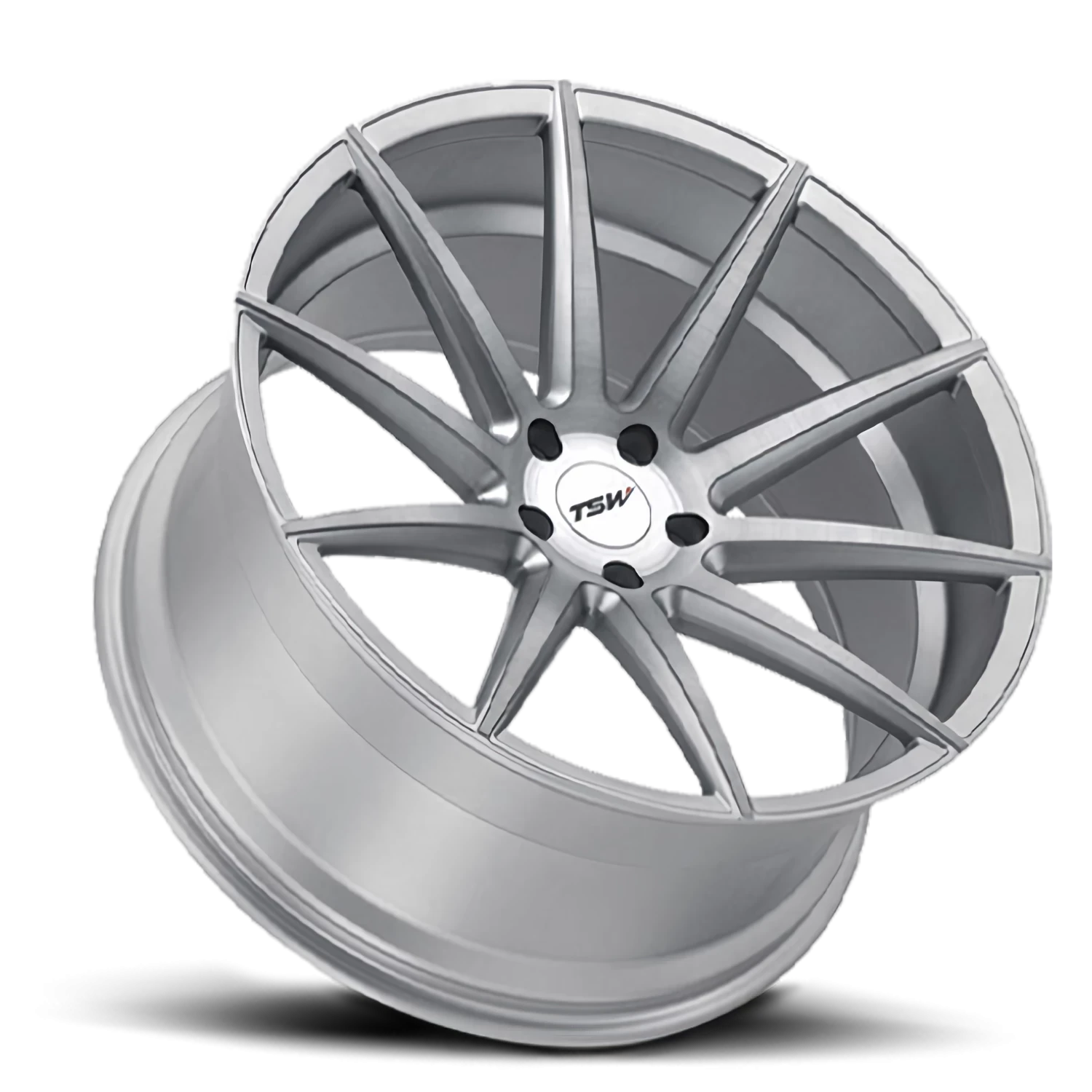 TSW Clypse 18x8.5" 5x114.3mm 76.1mm CB +40mm Titanium Matte Brushed Face