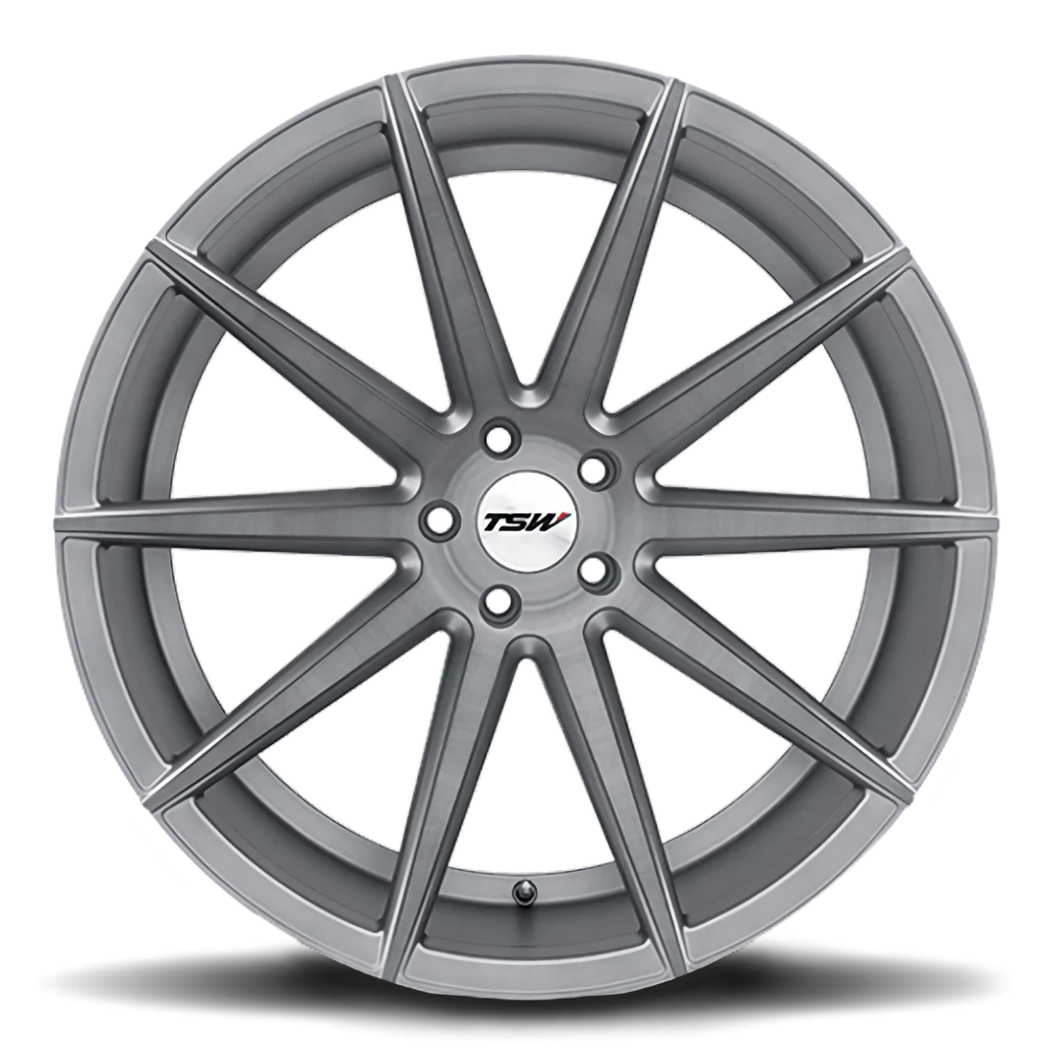TSW Clypse 18x9.5" 5x114.3mm 76.1mm CB +40mm Titanium Matte Brushed Face