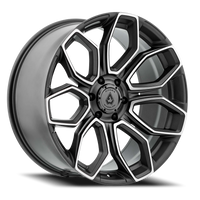 Arena Cobra 20x10" 5x127mm 71.5mm CB -18mm Gloss Glossy Black Brushed DDT Face Clear