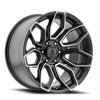 Arena Cobra 20x10" 6x135mm 87.12mm CB -18mm Textured Gunmetal Machined Clear Coat