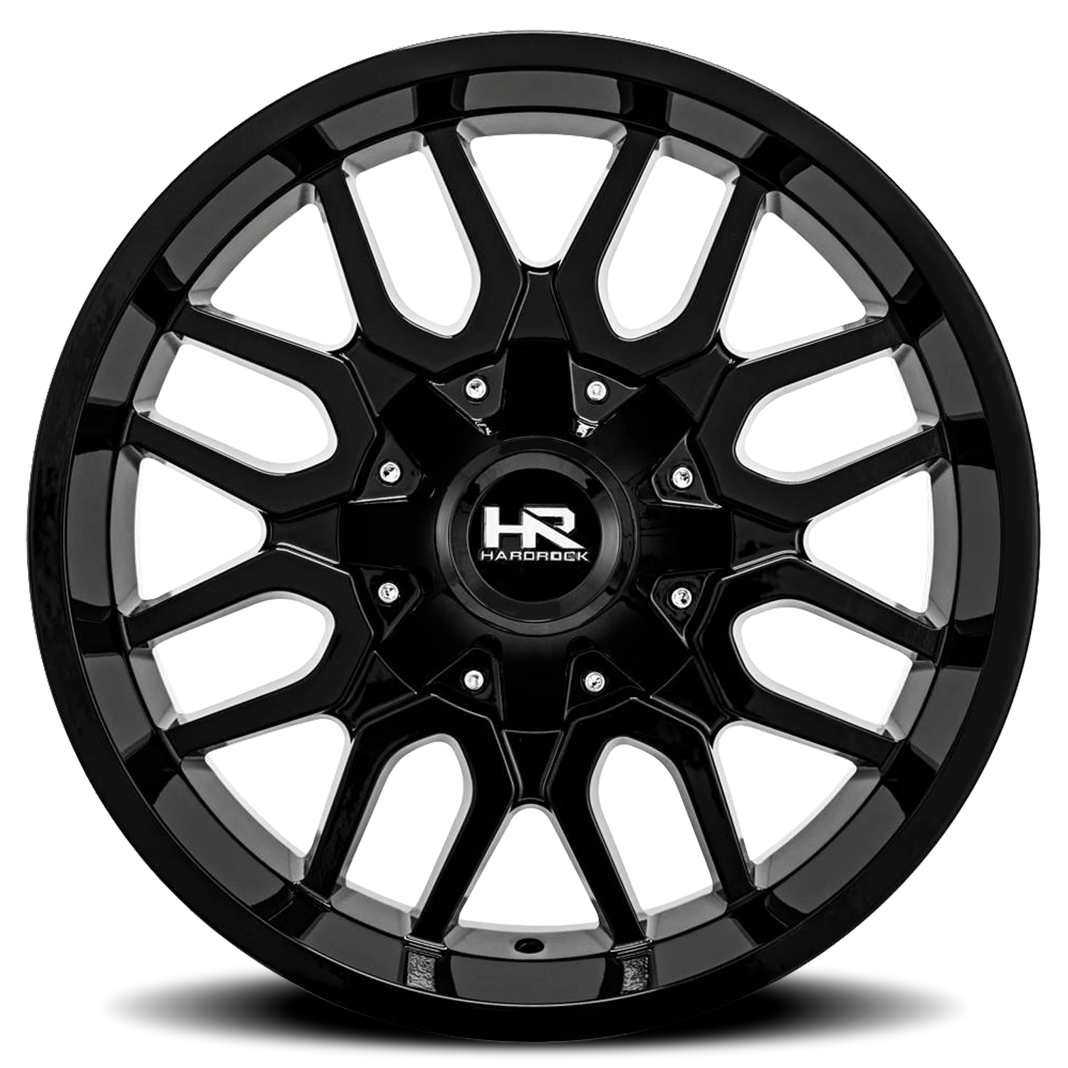 Hardrock Offroad Commander H709 20x12" 8x165.1mm 125.2mm CB -51mm Gloss Black