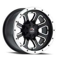 Vision 548 12x7 +3 4x110mm 86mm Matte Black Machined Face
