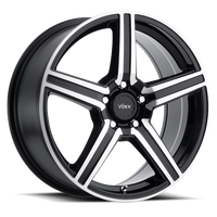 Voxx Wheel Como 18x8 +45 5x108mm 73.1mm Gloss Black Machined Face