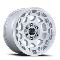 Black Rhino Congo 17x8.5" 6x139.7mm 106.1mm CB +25mm Gloss Silver Machined Face