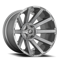 Fuel Contra Platinum 22x10 -18 8x170mm 125.1mm Brushed Gunmetal Clear Tint