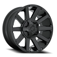 Fuel Contra 20x9" 5x139.7mm 110.1mm CB +1mm Matte Black