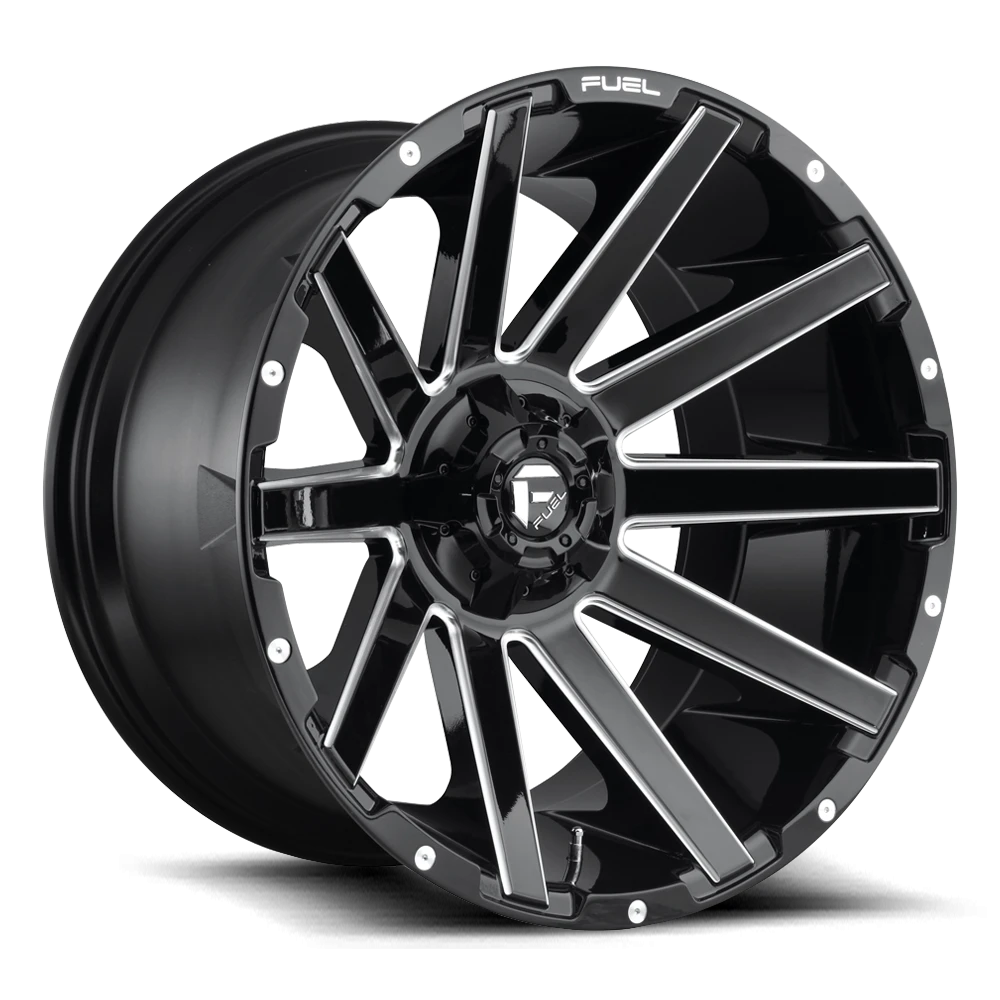 Fuel Contra 20x10" 6x135mm 106.1mm CB -19mm Matte Black Milled
