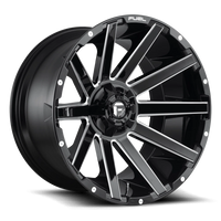 Fuel Contra 20x9" 6x135mm 106.1mm CB +2mm Matte Black Milled