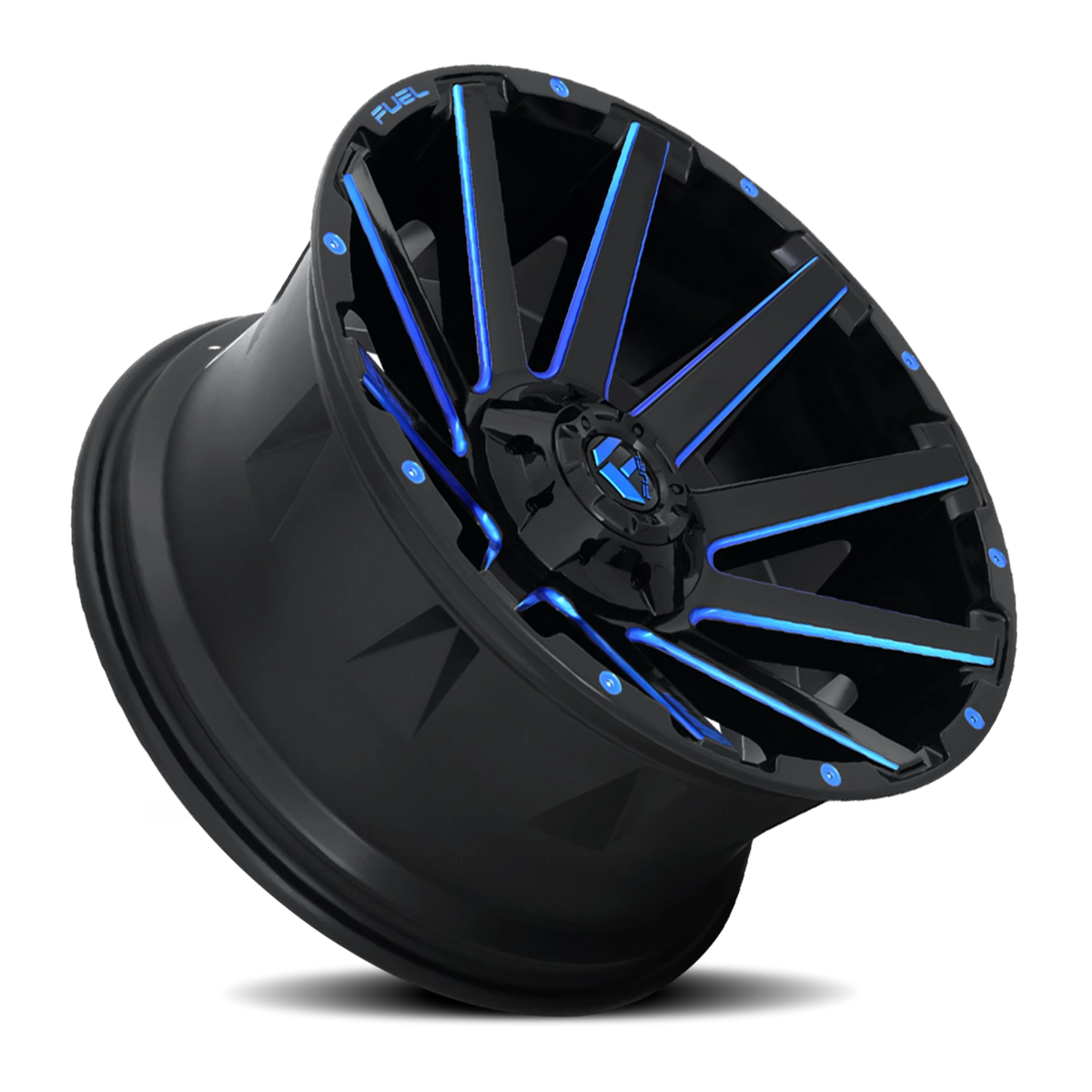 Fuel Contra 18x9 +1 6x135mm 106.1mm Gloss Blue Milled