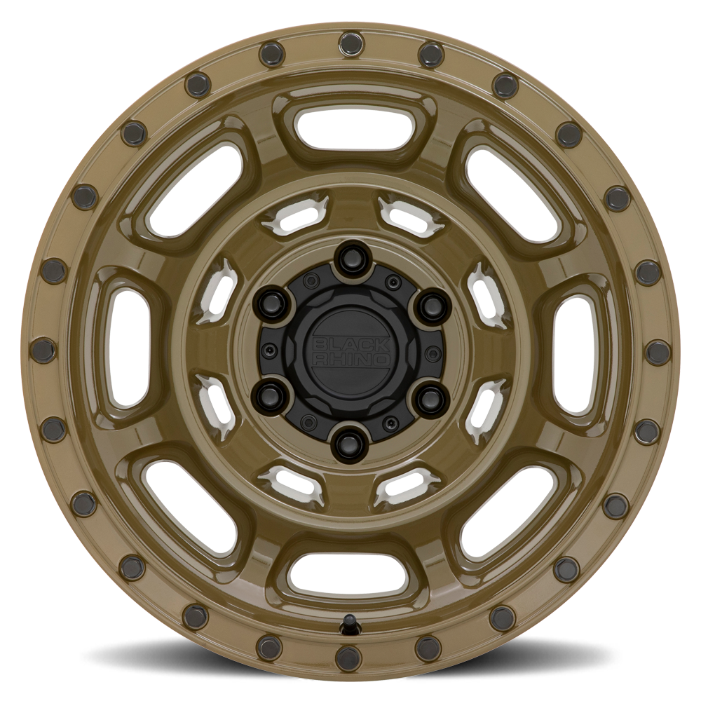 Black Rhino Convoy 17x8.5" 6x139.7mm 112.1mm CB -10mm Gator Green