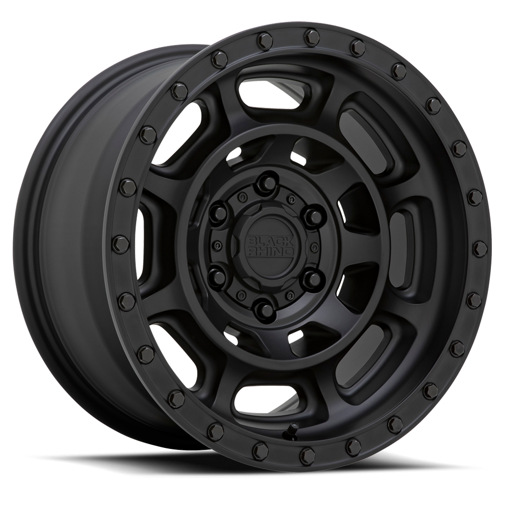 Black Rhino Convoy 17x8.5" 5x127mm 71.6mm CB -18mm Matte Black