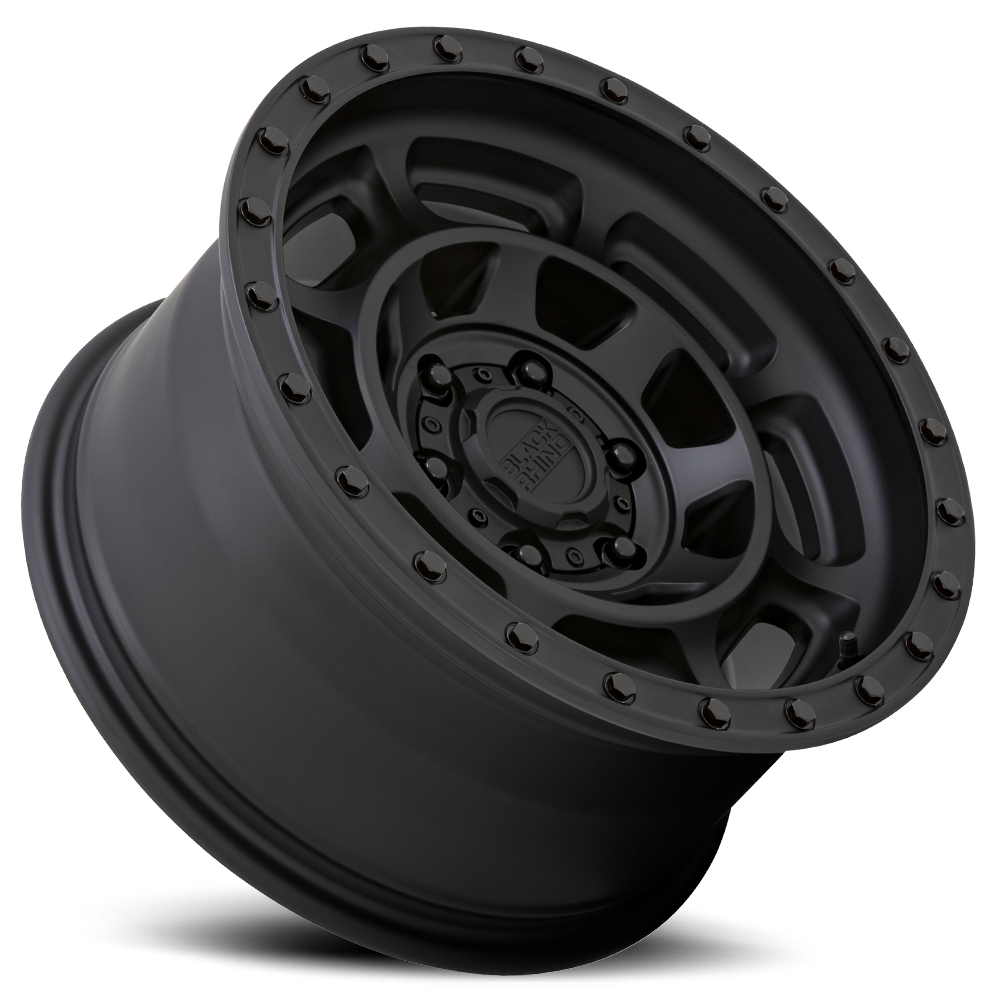 Black Rhino Convoy 17x8.5" 5x127mm 71.6mm CB -18mm Matte Black