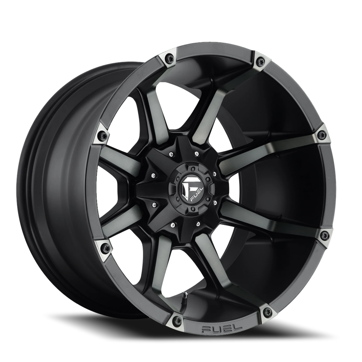 Fuel Coupler 20x9 +1 8x170mm 125.1mm Matte Black Machined-Dark Tint