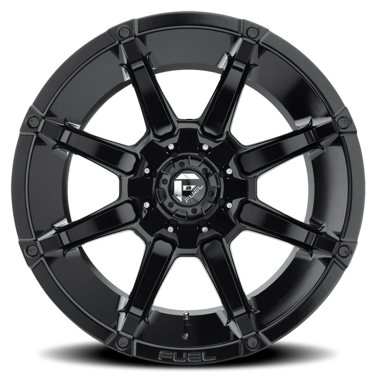 Fuel Coupler 20x10 -24 5x139.7mm 110.3mm Gloss Black