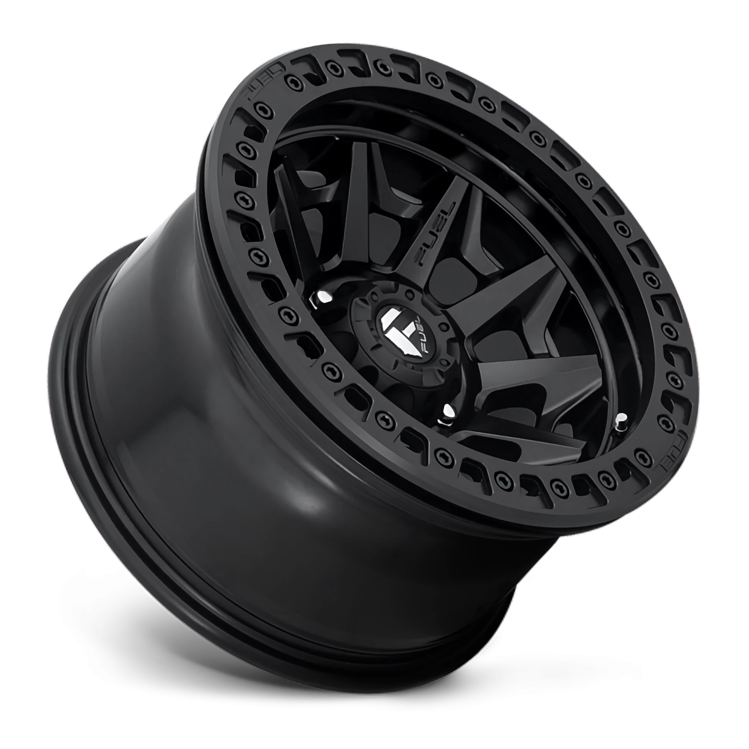 Fuel Covert Beadlock 17x9" 6x139.7mm 106.1mm CB -15mm Matte Black