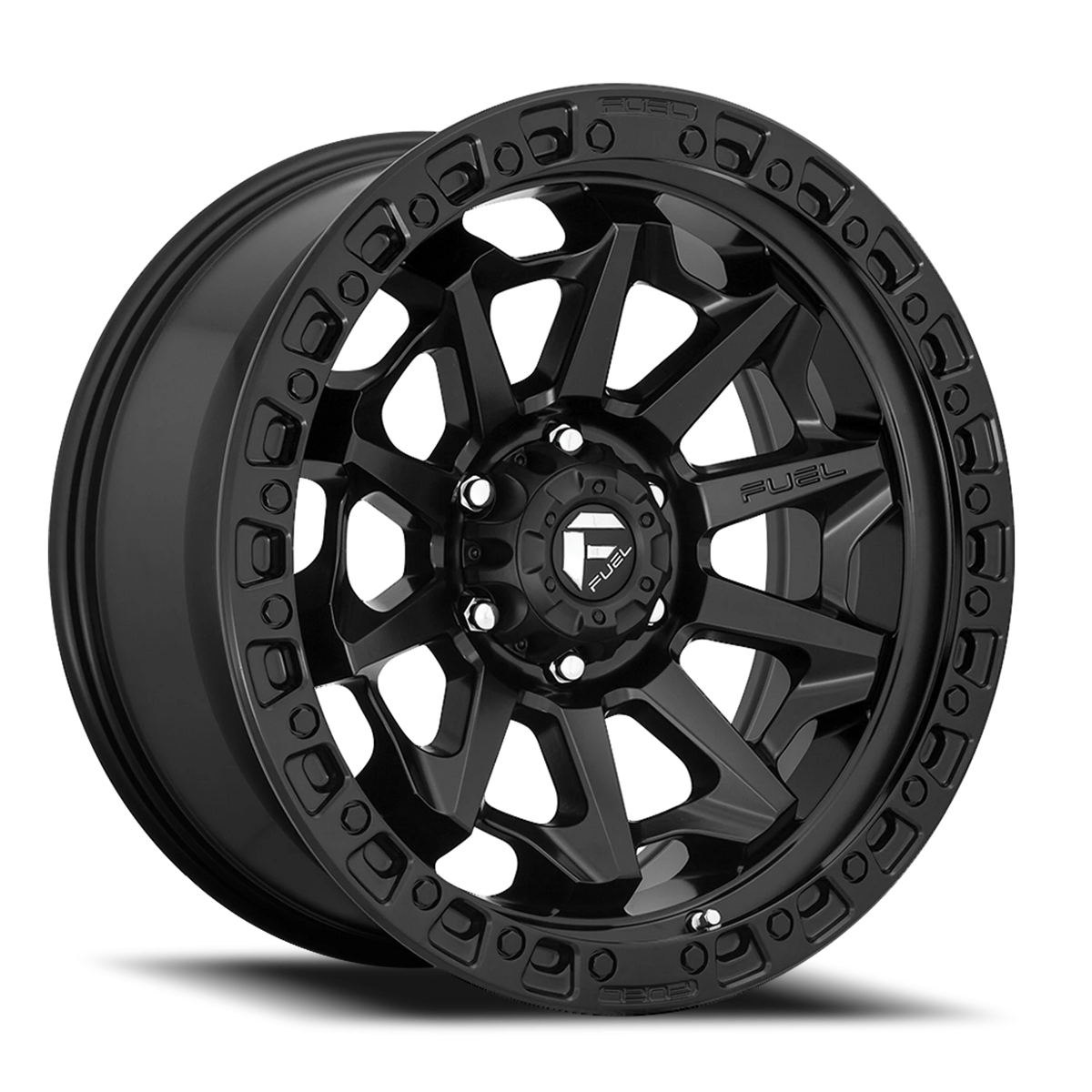 Fuel Covert 15x8 -19 6x139.7mm 108mm Matte Black