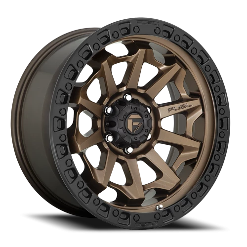 Fuel Covert 20x10" 6x135mm 87.1mm CB -18mm Matte Bronze Black Bead Ring