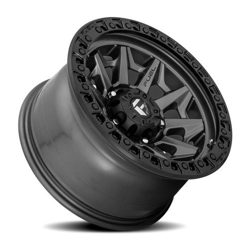 Fuel Covert 20x10" 8x170mm 125.1mm CB -18mm Matte Gunmetal Black Bead Ring
