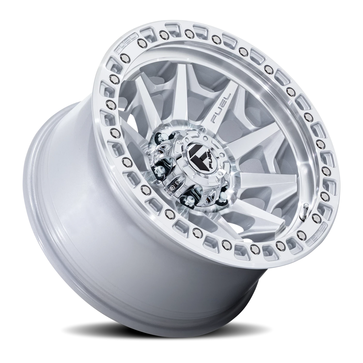 Fuel Covert 20x9 +20 8x180mm 124.2mm Silver Machined Face