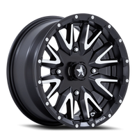 MSA Creed 15x7" 4x156mm 115.1mm CB +10mm Matte Black Machined