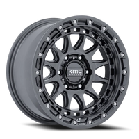 KMC Crux 17x8.5 +25 6x135mm 87.1mm Gloss Gunmetal