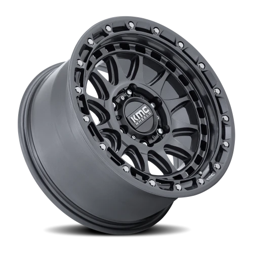 KMC Crux 17x8.5 +25 6x135mm 87.1mm Gloss Gunmetal