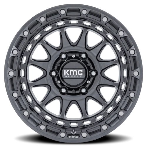 KMC Crux 17x8.5 +25 6x135mm 87.1mm Gloss Gunmetal