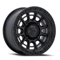 Fuel Cycle UTV 15x7" 6x139.7mm 100.3mm CB +38mm Matte Black Gloss Black Lip