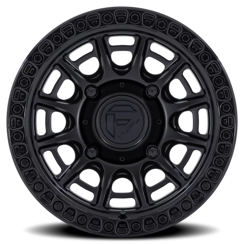 Fuel Cycle UTV 15x7" 6x139.7mm 100.3mm CB +38mm Matte Black Gloss Black Lip