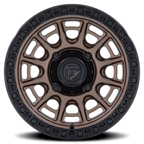 Fuel Cycle UTV 15x7" 5x114.3mm 72.56mm CB +10mm Matte Bronze Matte Black Lip