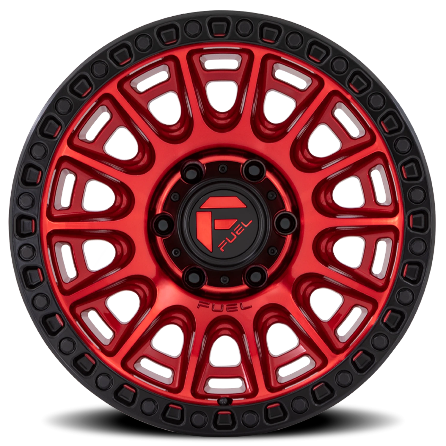 Fuel Cycle 17x9" 5x127mm 71.5mm CB +1mm Candy Red Black Ring
