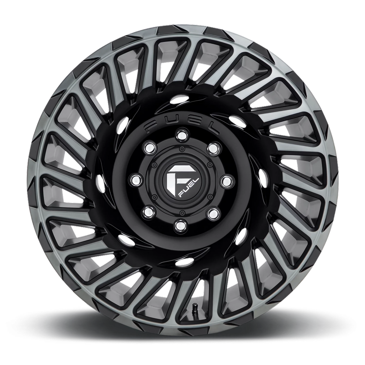 Fuel Cyclone 18x9 -12 6x135mm 87.1mm Machined Double Dark Tint