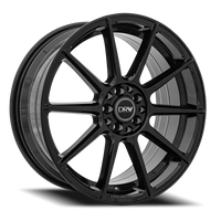 DRW D10 17x7" 5x108mm 73.1mm CB +40mm Gloss Black