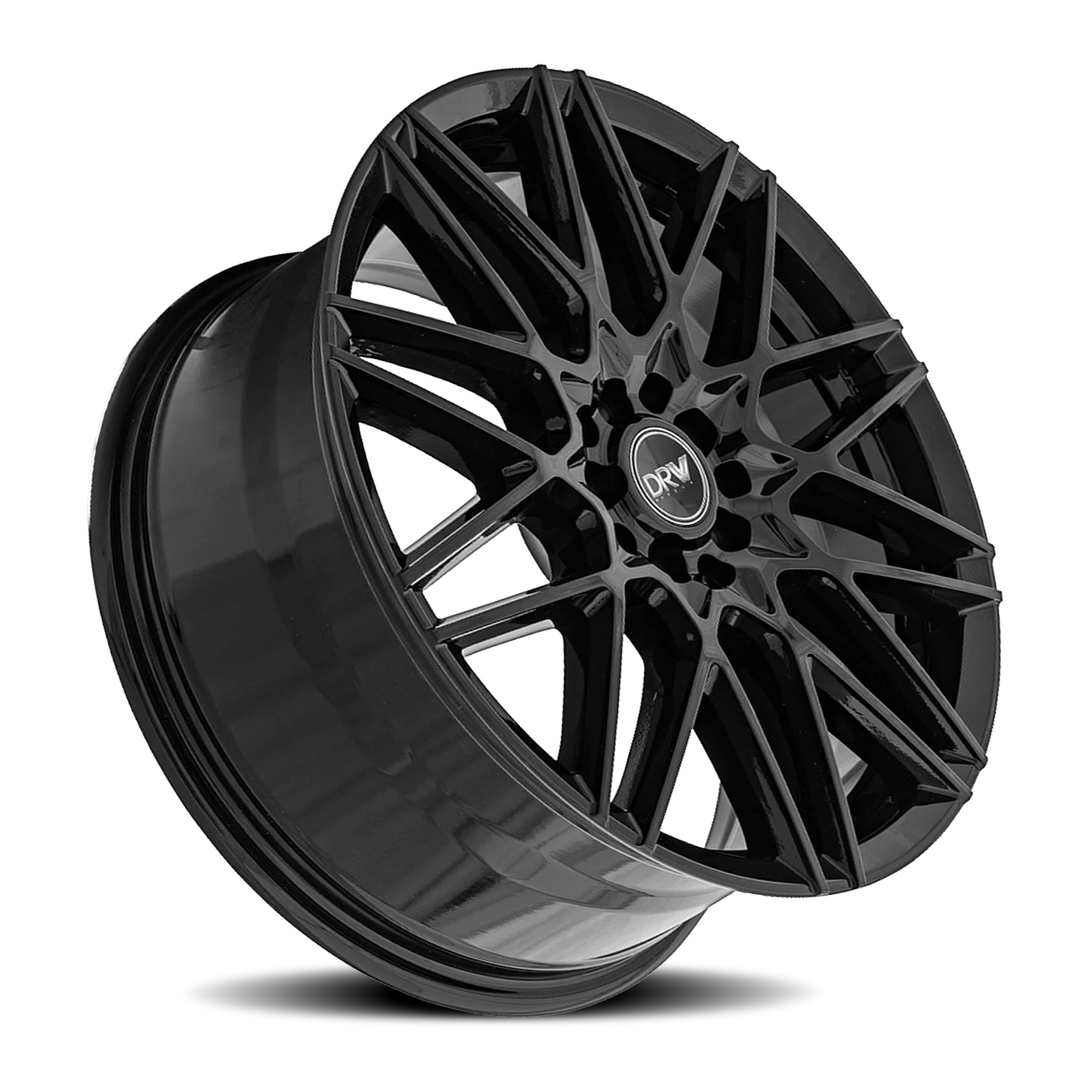 DRW D17 17x7" 5x100mm 73.1mm CB +40mm Gloss Black