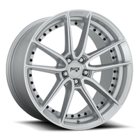 Niche DFS 20x10.5" 5x115mm 71.7mm CB +20mm Gloss Silver Machined