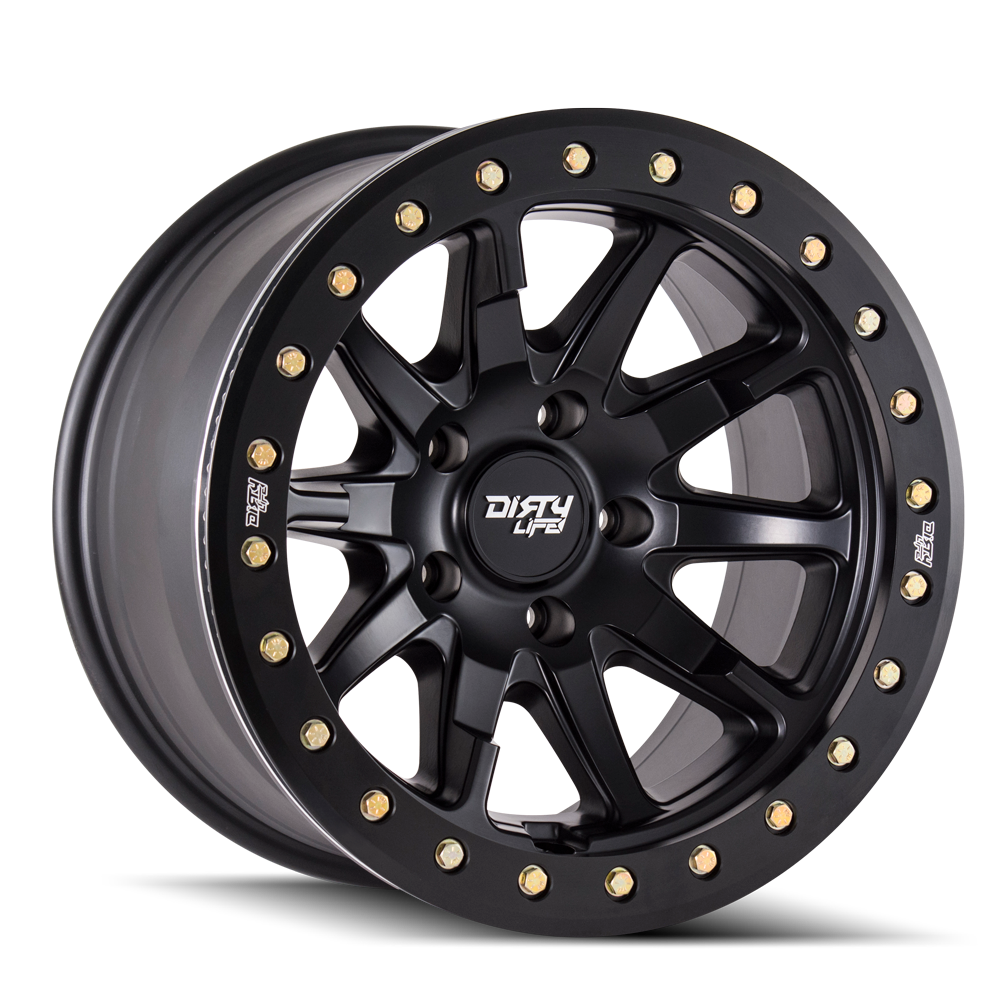 Dirty Life DTx2 9304 Satin Black 17x9 5x127 x12mm 78.1mm