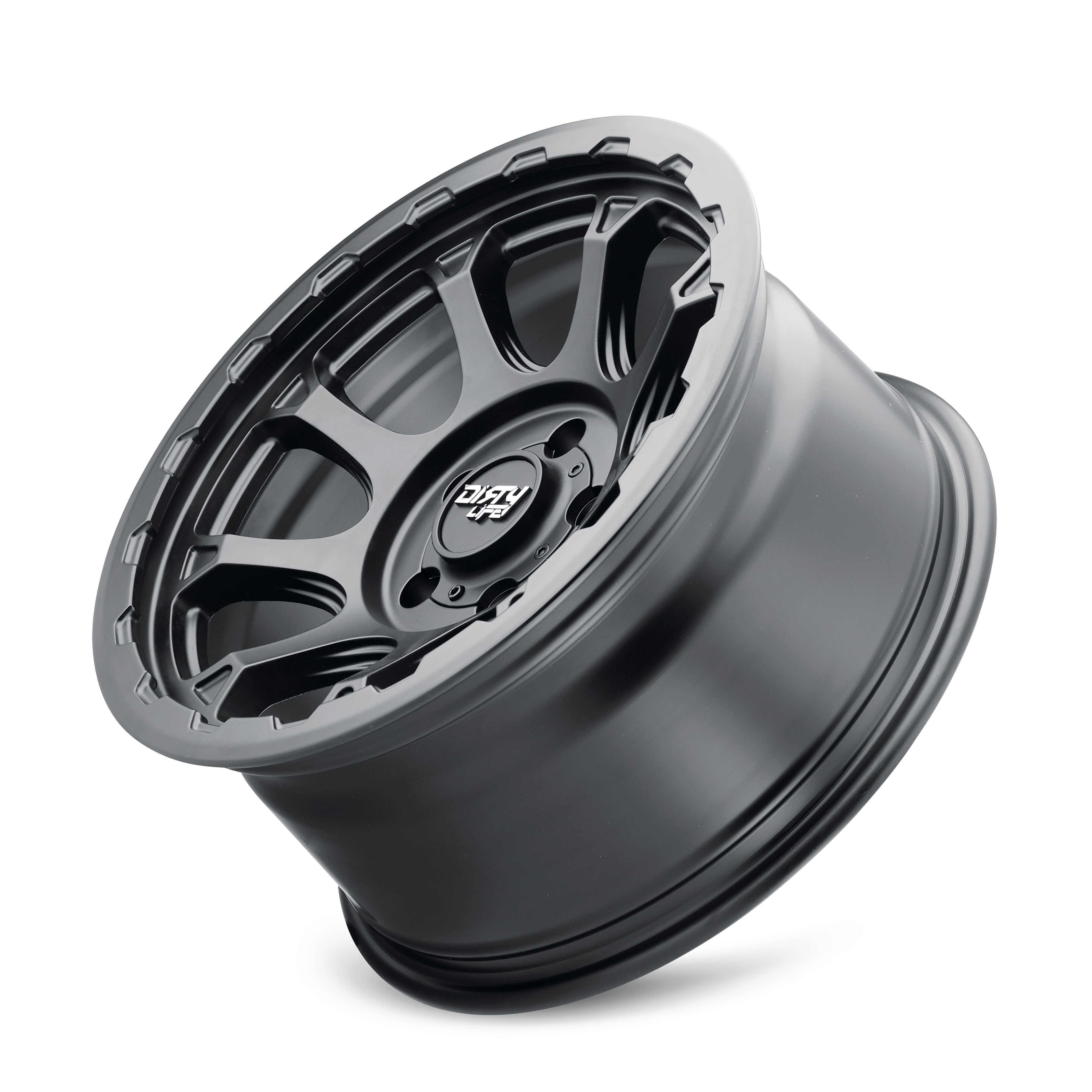 Dirty Life Drifter 9307 Satin Black 17x8.5 5x127 x6mm 78.1mm