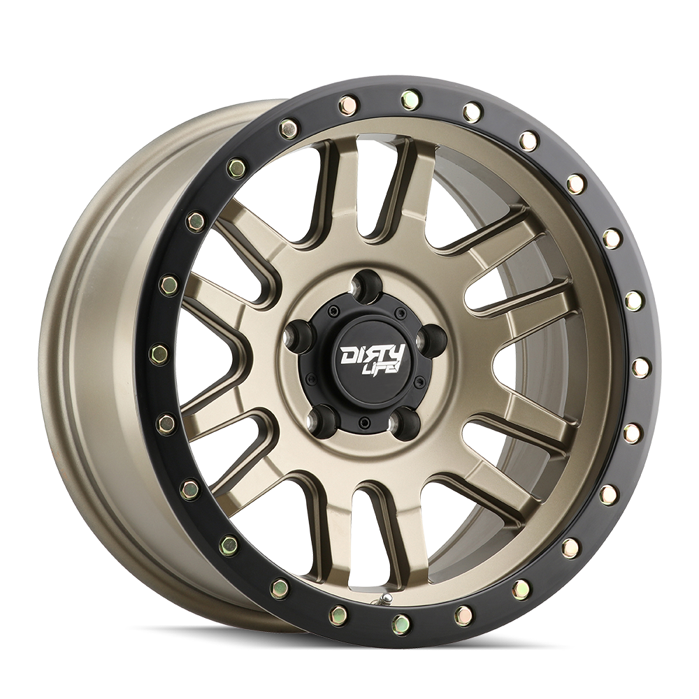 Dirty Life Canyon Pro 9309 Satin Gold 17x9 5x127 x12mm 71.5mm