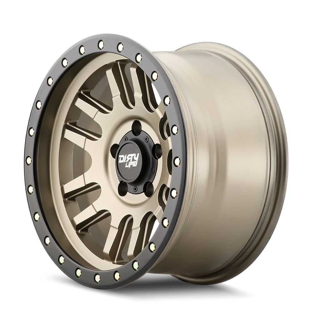 Dirty Life Canyon Pro 9309 Satin Gold 17x9 6x139.7 0mm 106mm
