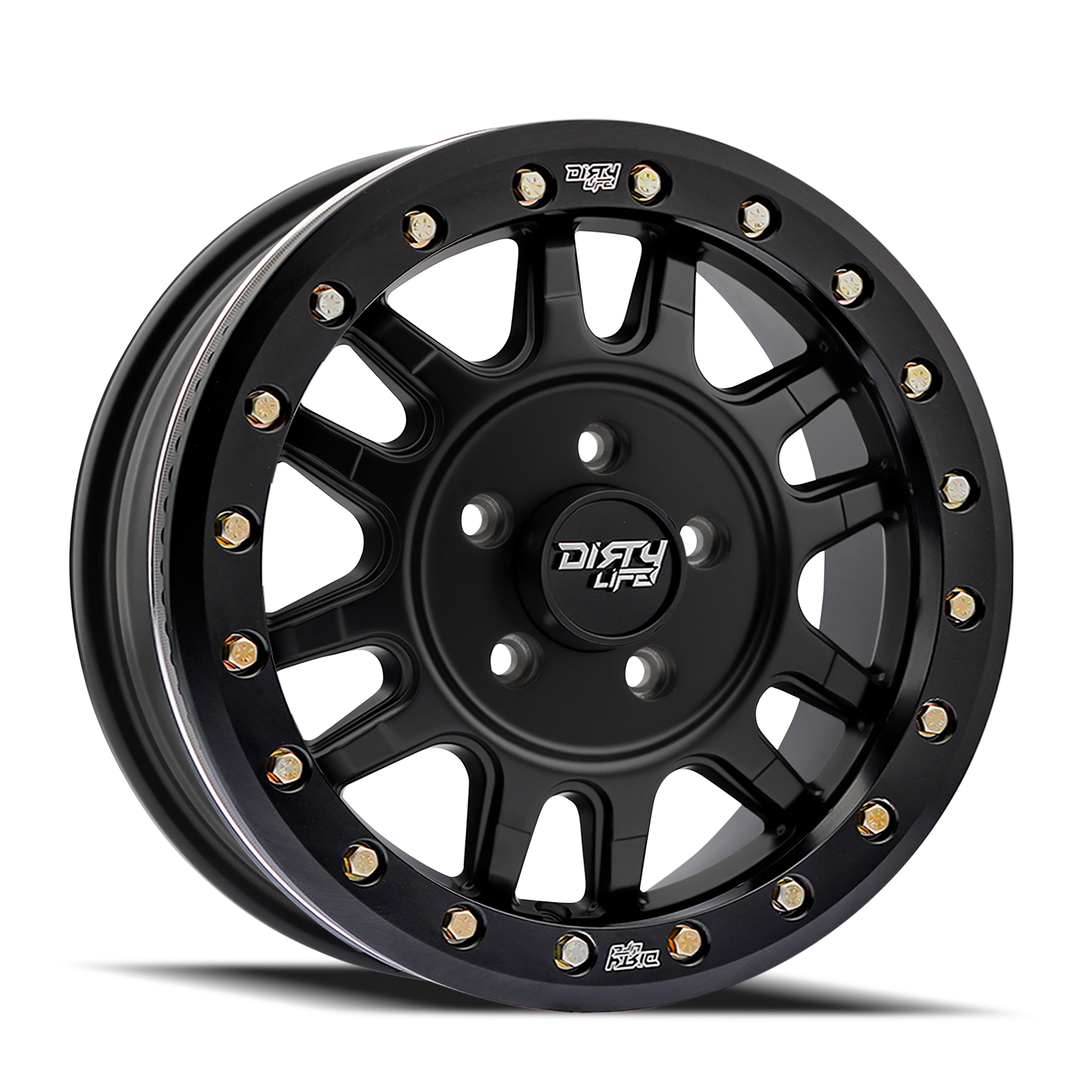 Dirty Life Canyon Pro SxS 9309R Matte Black 15x7 4x137 13mm 106.25mm
