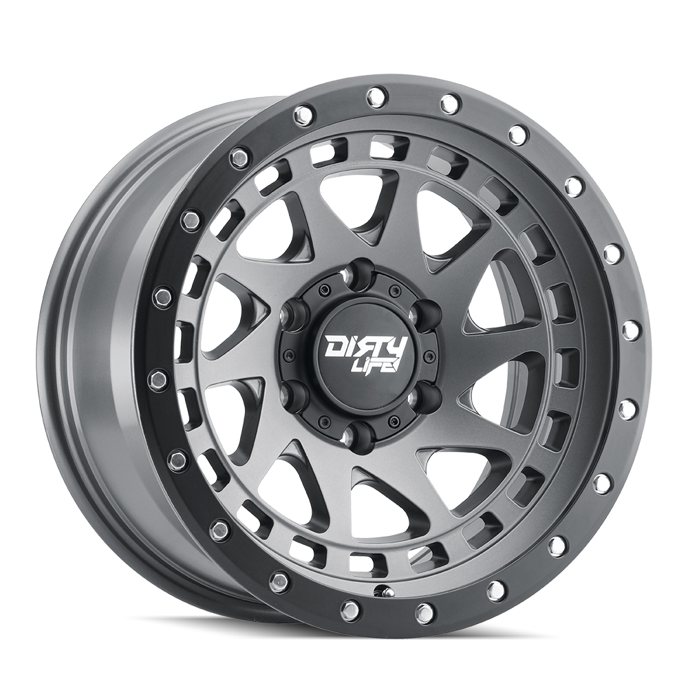 Dirty Life Enigma Pro 9311 Satin Graphite 17x9 6x139.7 x12mm 106mm