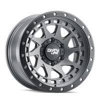 Dirty Life Enigma Pro 9311 Satin Graphite 17x9 6x139.7 x12mm 106mm