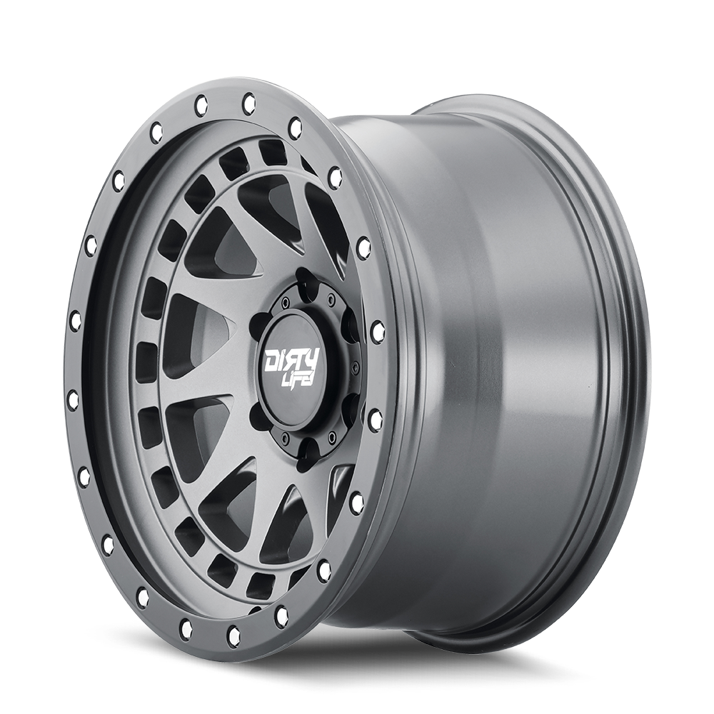 Dirty Life Enigma Pro 9311 Satin Graphite 17x9 6x139.7 x12mm 106mm