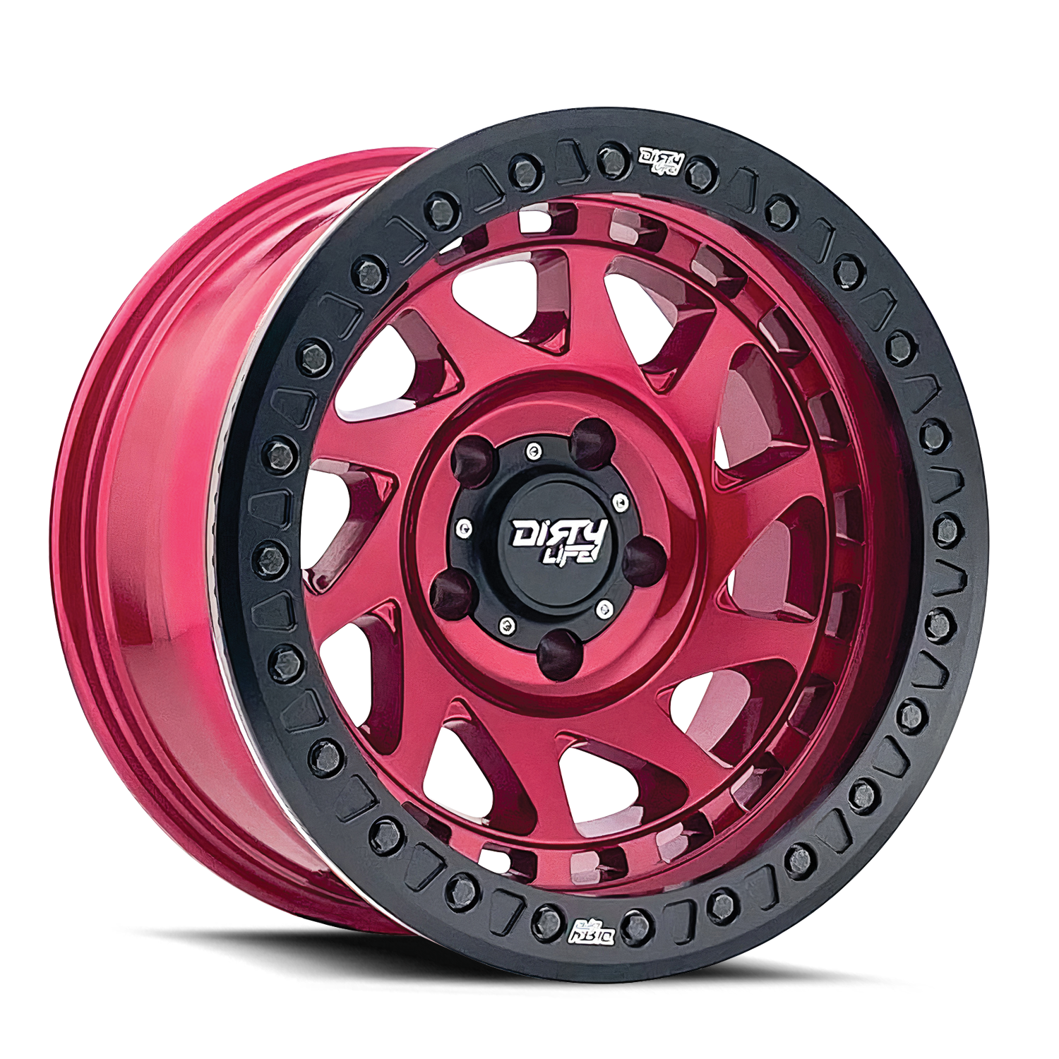 Dirty Life Enigma Race 9313 Gloss Crimson Candy Red 17x9 6x139.7 x12mm 106mm