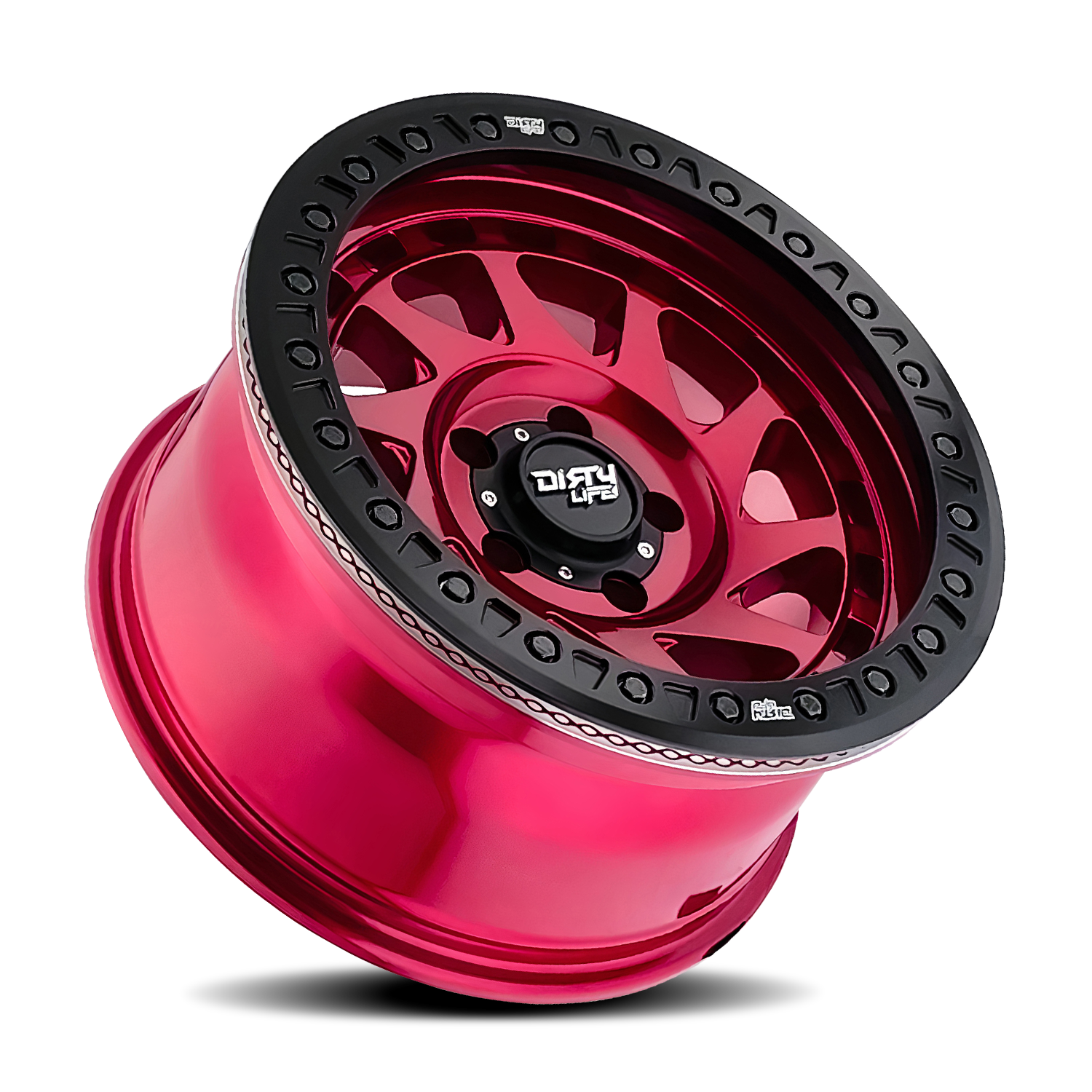 Dirty Life Enigma Race 9313 Gloss Crimson Candy Red 17x9 8x170 x12mm 125.2mm