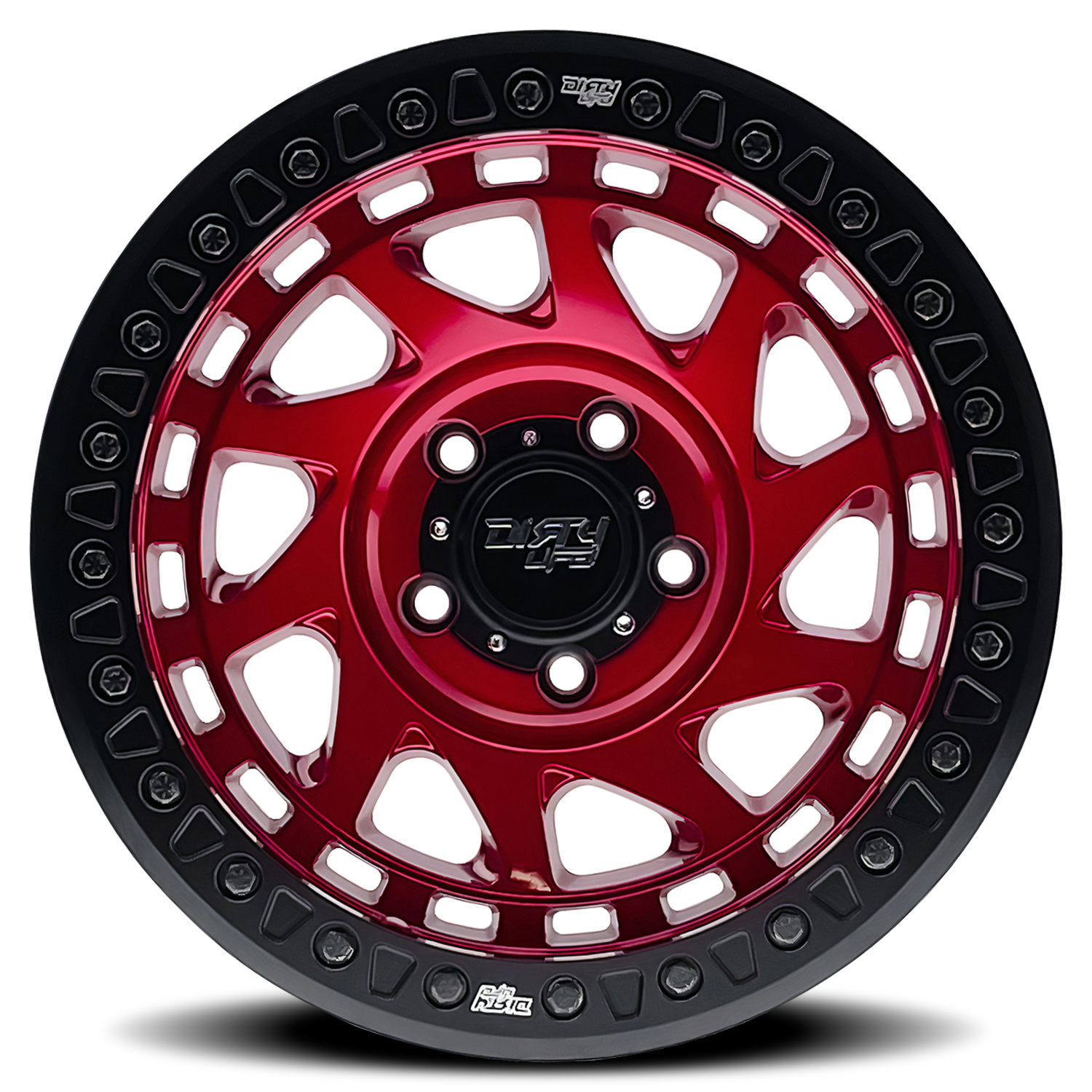 Dirty Life Enigma Race 9313 Gloss Crimson Candy Red 17x9 6x139.7 x12mm 106mm