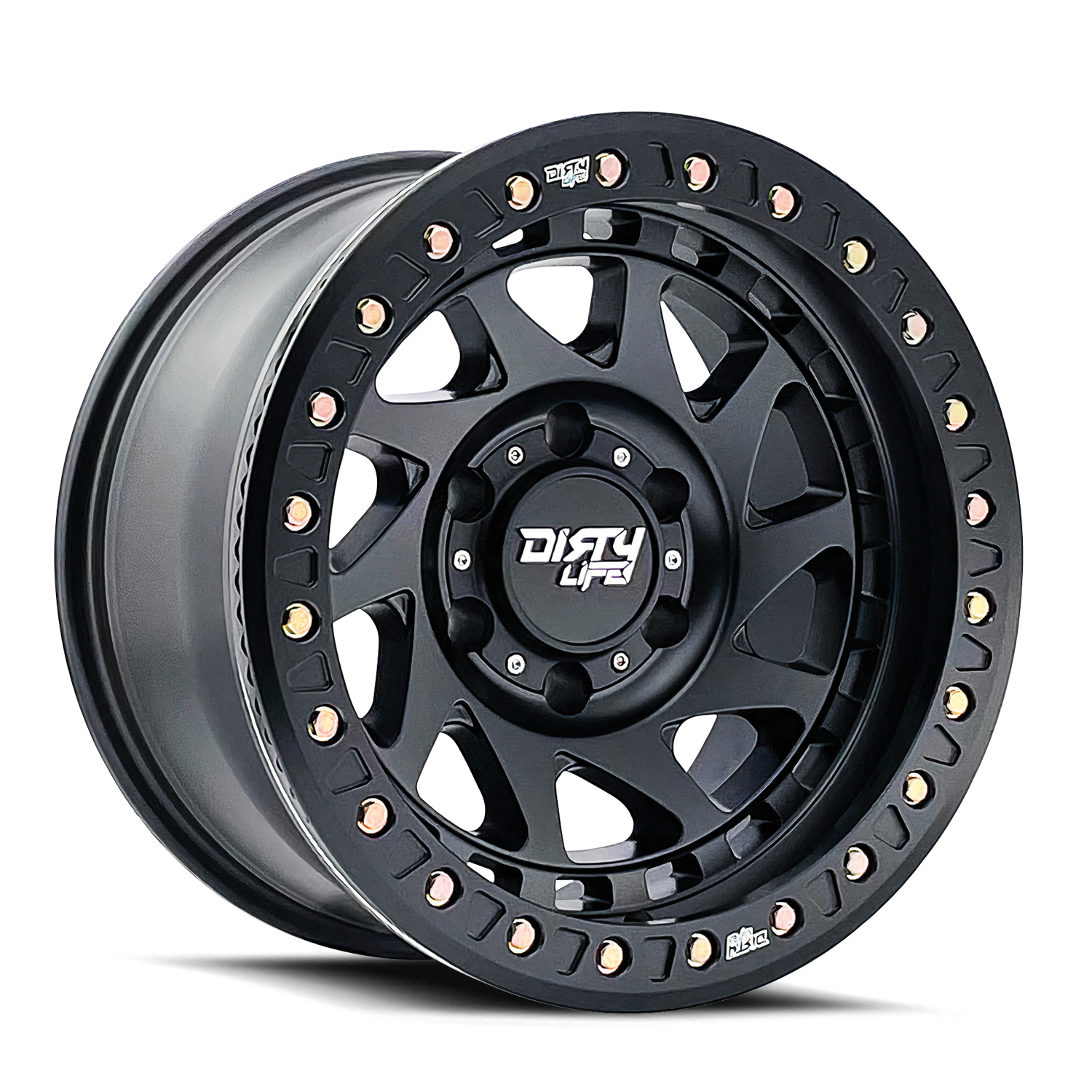 Dirty Life Enigma Race 9313 Matte Black 17x9 6x139.7 x38mm 106mm