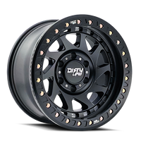 Dirty Life Enigma Race 9313 Matte Black 17x9 8x170 x12mm 125.2mm