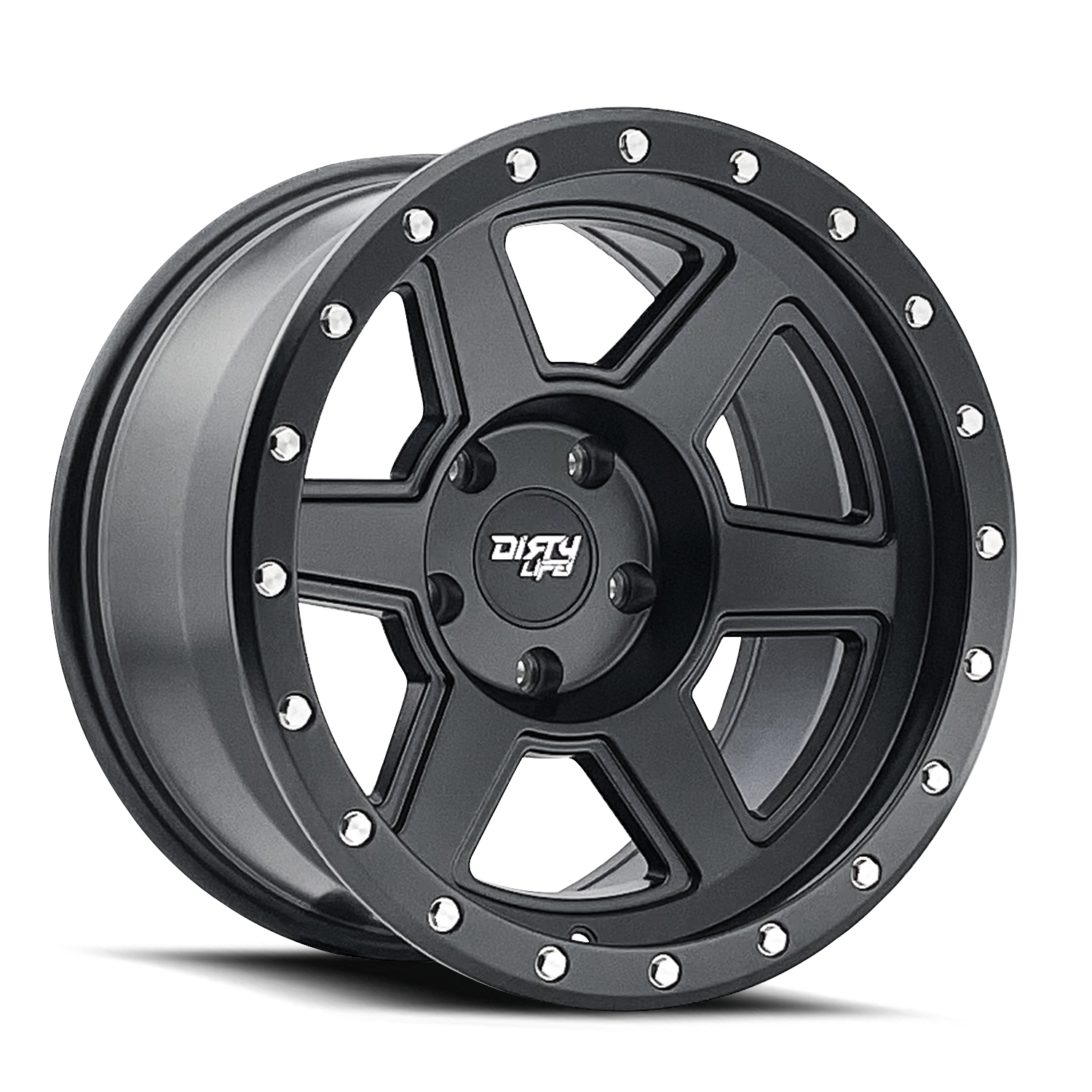 Dirty Life Compound 9315 Matte Black 20x9 6x139.7 x12mm 106mm