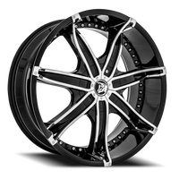 Diablo DNA 22x8.5" 5x115mm 73.1mm CB +18mm Gloss Black